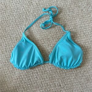 Blue Reversible Bikini Top